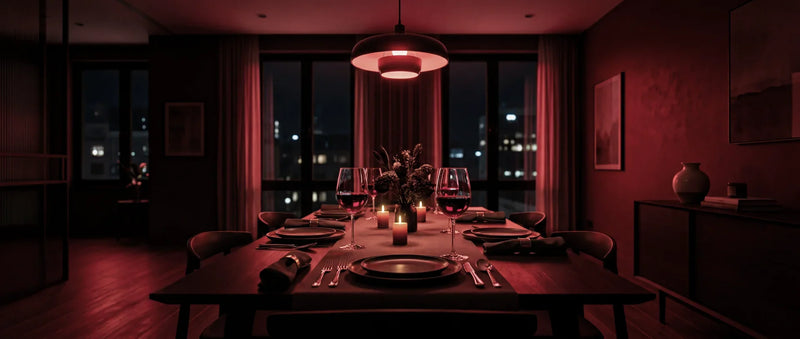 Romantisches Dinner – Warmes Licht